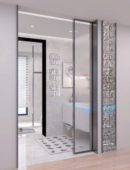 年輕人衛(wèi)生間設計:三分離+玻璃磚隔斷柜